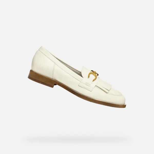 GEOX Cream women's moccasins Geox Prometya - Women's