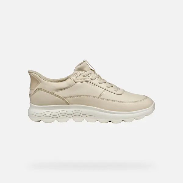 GEOX Cream women's sneakers Geox Spherica Plus - Women's