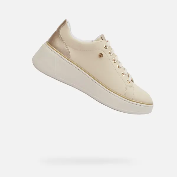 GEOX Cream women's sneakers Geox Sunnetty - Women's
