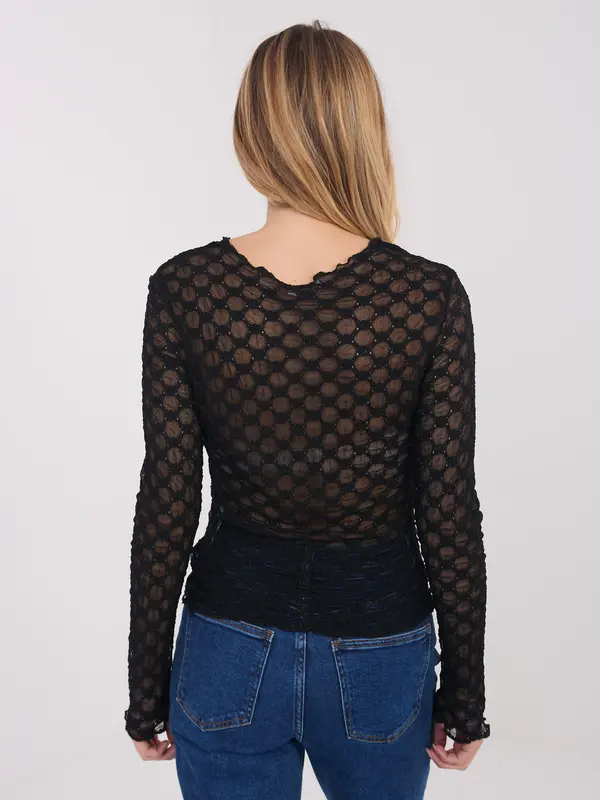 Factory Price Crna bluza s uzorkom
