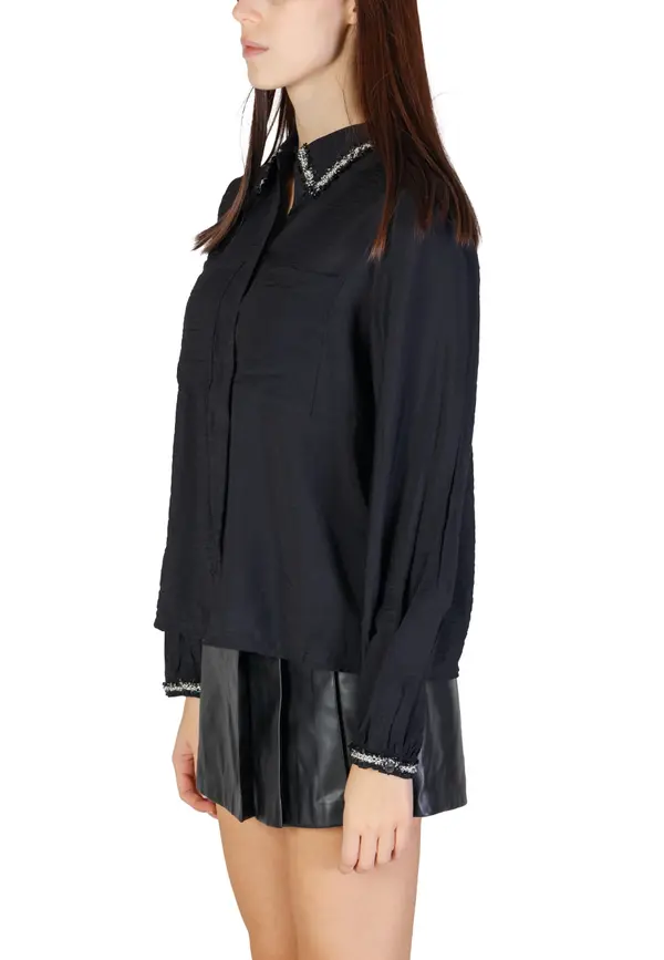 Vila Clothes Crna bluza Vila Clothes