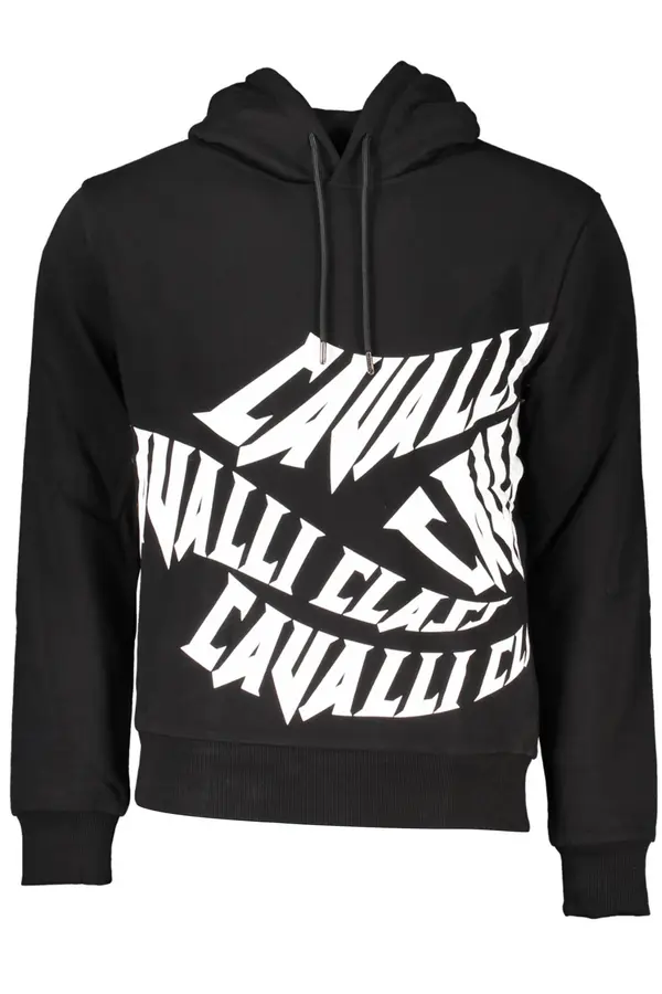Cavalli Class Crna CAVALLI CLASS majica s kapuljačom