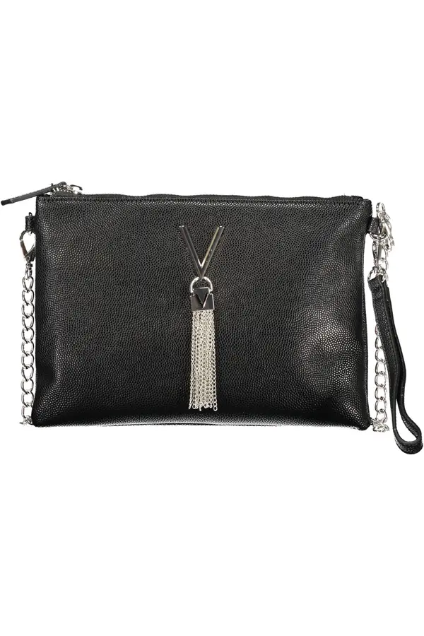 Valentino Bags Crna clutch torbica s lancem