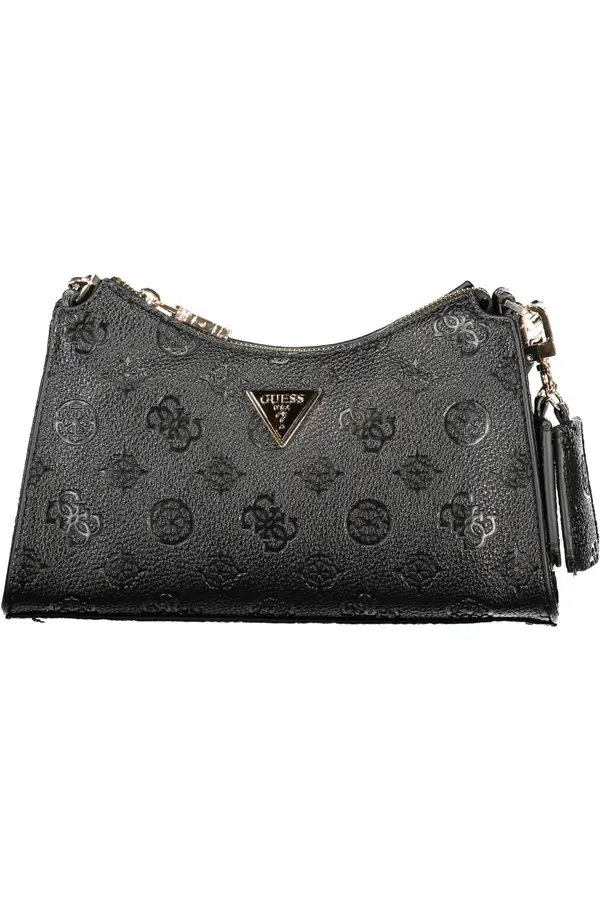 GUESS JEANS Crna Guess torbica s logom