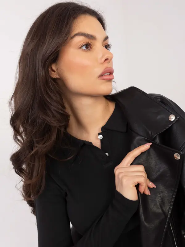 Factory Price Crna jednobojna bluza