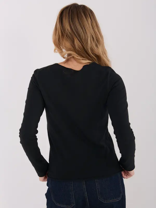 Factory Price Crna jednobojna bluza