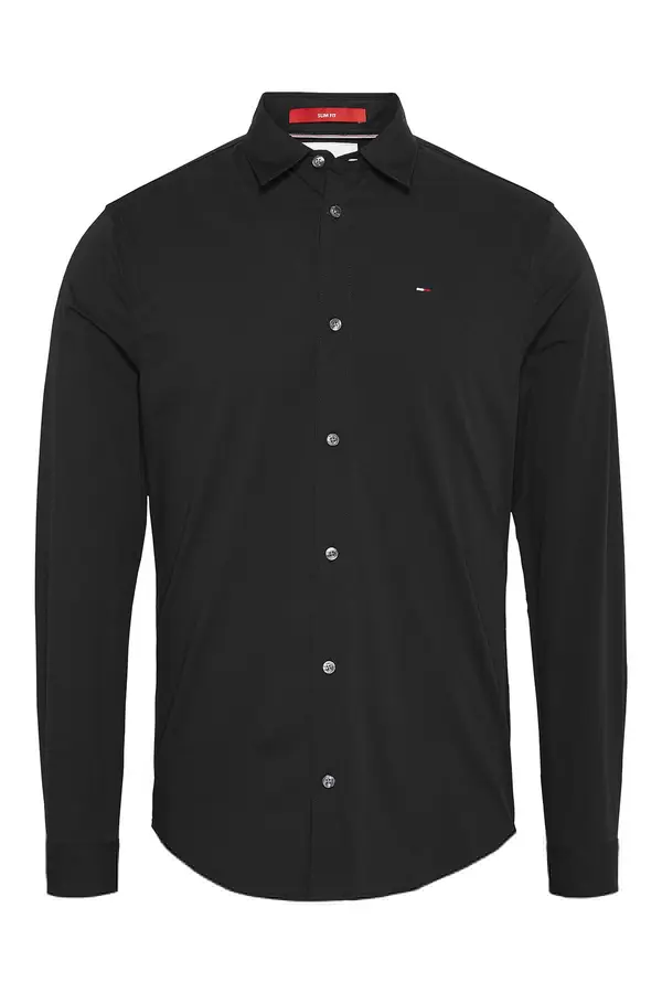 Tommy Hilfiger Crna košulja Tommy Hilfiger