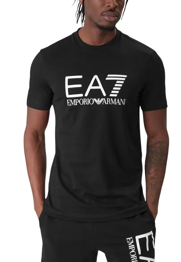 EA7 Crna majica kratkih rukava EA7 Emporio Armani