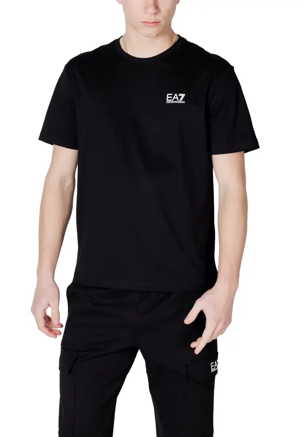 EA7 Crna majica kratkih rukava EA7 Emporio Armani