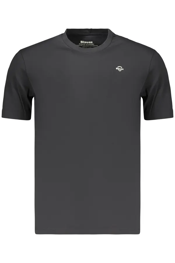 BLAUER APPAREL Crna majica kratkih rukava