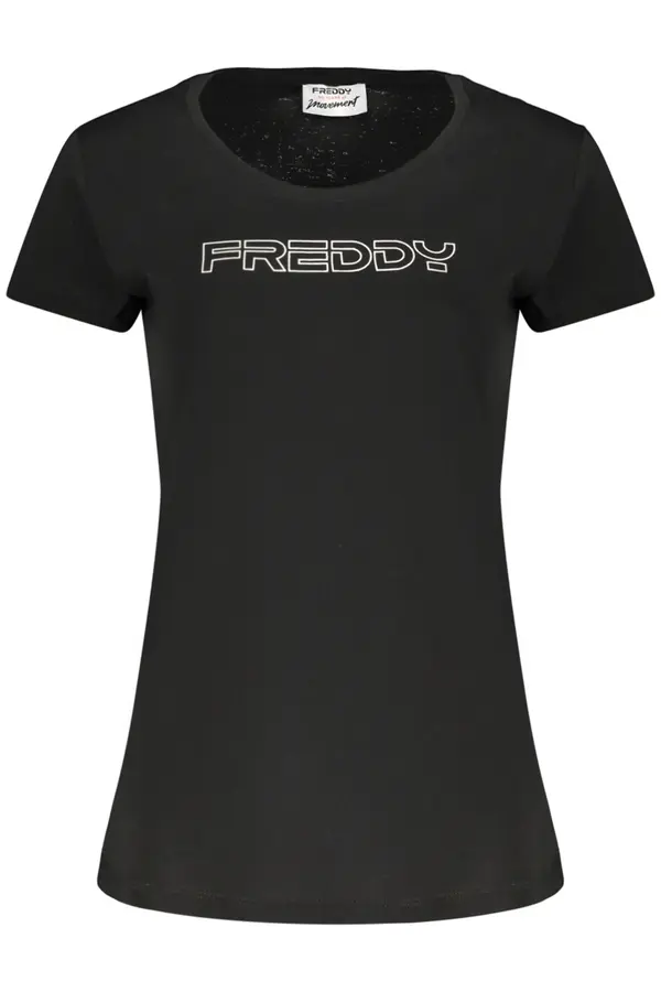 FREDDY Crna majica kratkih rukava