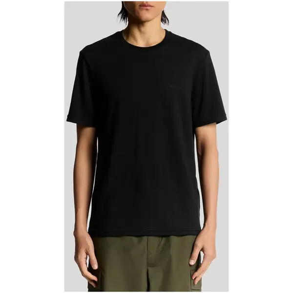 Lyle & Scott Crna majica kratkih rukava Lyle &amp; Scott
