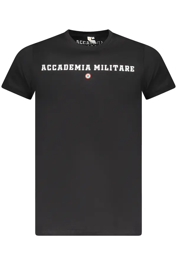 ACCADEMIA MILITARE Crna majica kratkih rukava