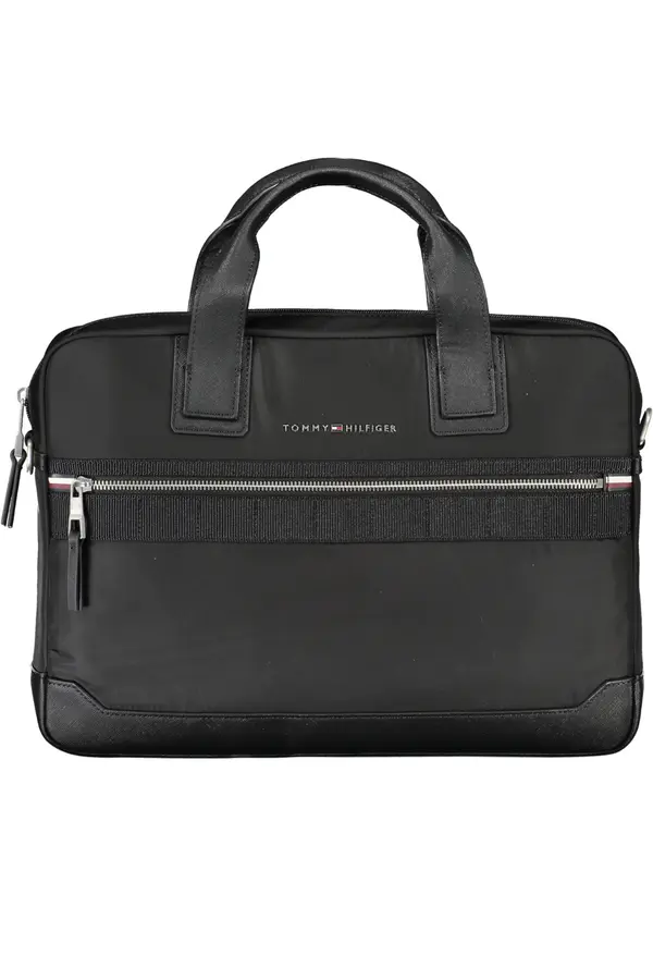 Tommy Hilfiger Crna muška aktovka Tommy Hilfiger