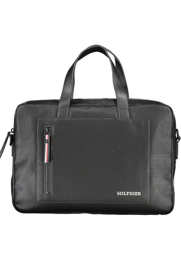 Tommy Hilfiger Crna muška aktovka Tommy Hilfiger
