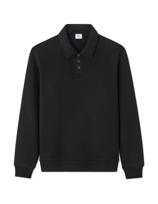 Celio Crna muška polo majica Celio