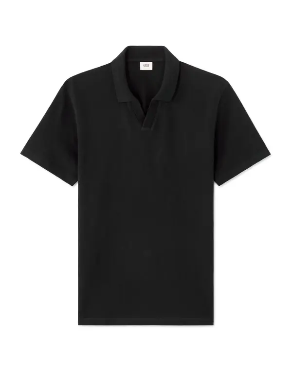 Celio Crna muška polo majica Celio Nepiquy