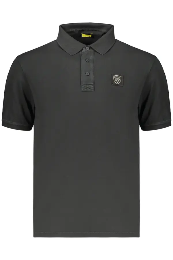 BLAUER APPAREL Crna muška polo majica