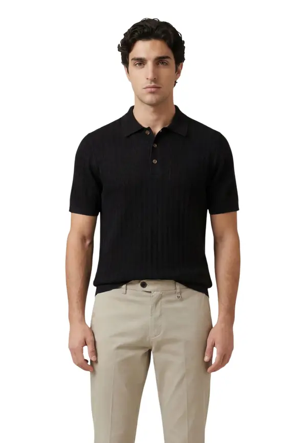 Only Crna muška polo majica Only &amp; Sons
