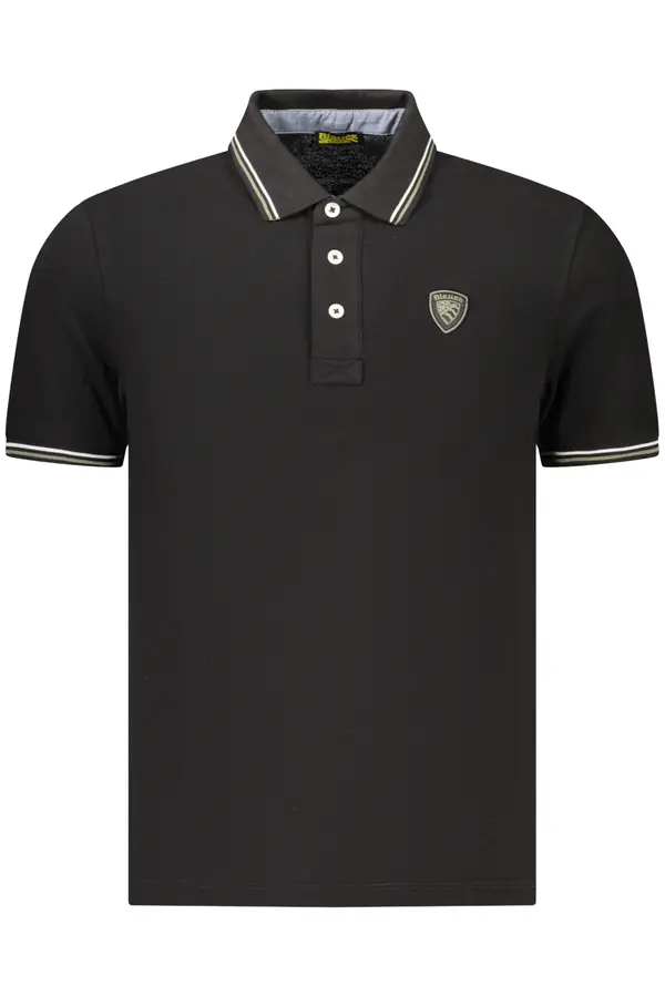 BLAUER APPAREL Crna muška polo majica