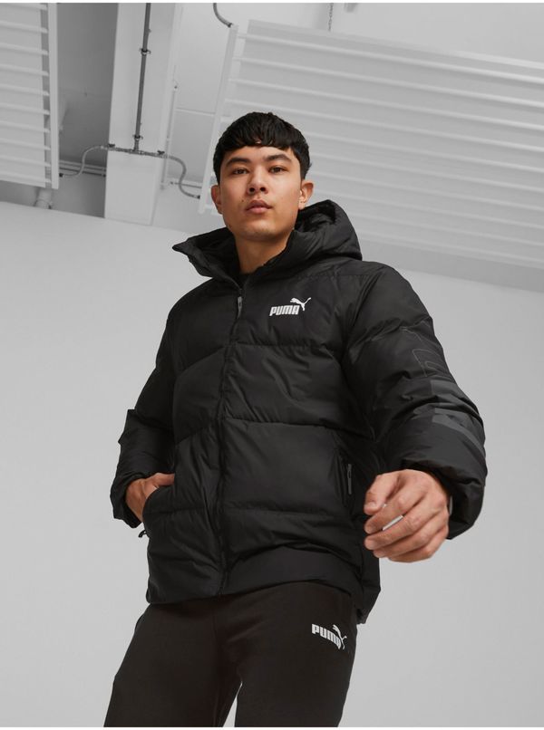 Puma Crna muška zimska prošivena jakna Puma Power - muškarci