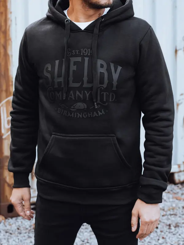 DStreet Crna Shelby majica s kapuljačom