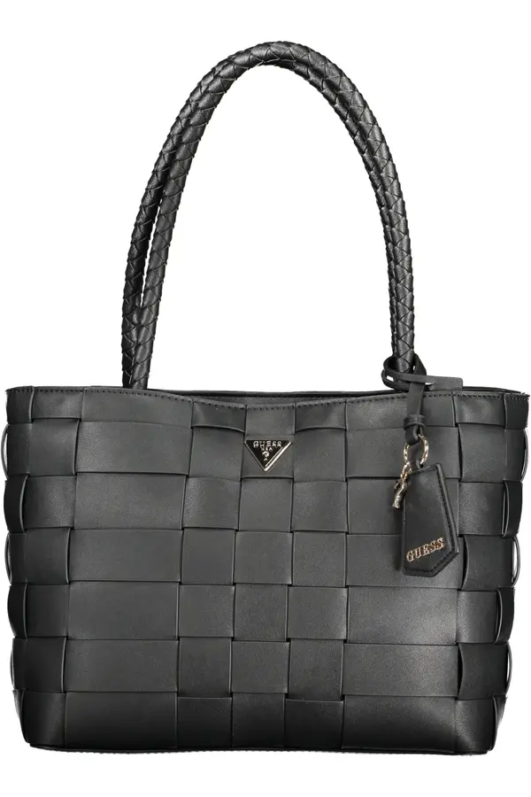 GUESS JEANS Crna velika torba