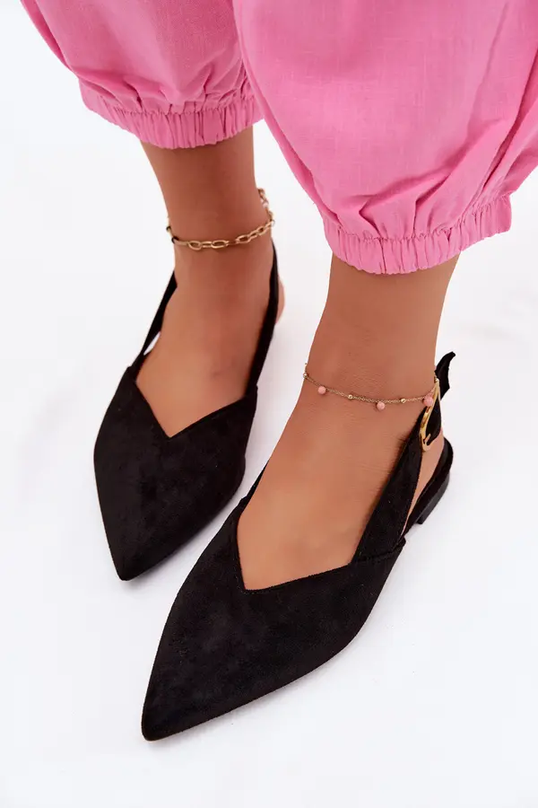 Boto Crne Boto Palerra Balerinke od Eco Suede