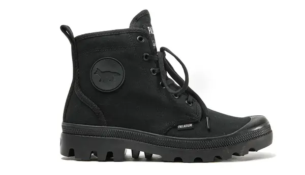 Palladium Crne cipele Palladium Pallabrousse x Kitsuné
