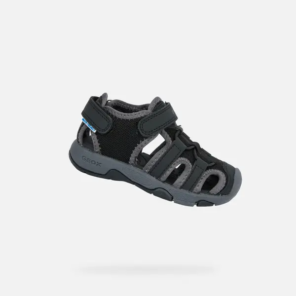 GEOX Crne dječje sandale Geox Multy