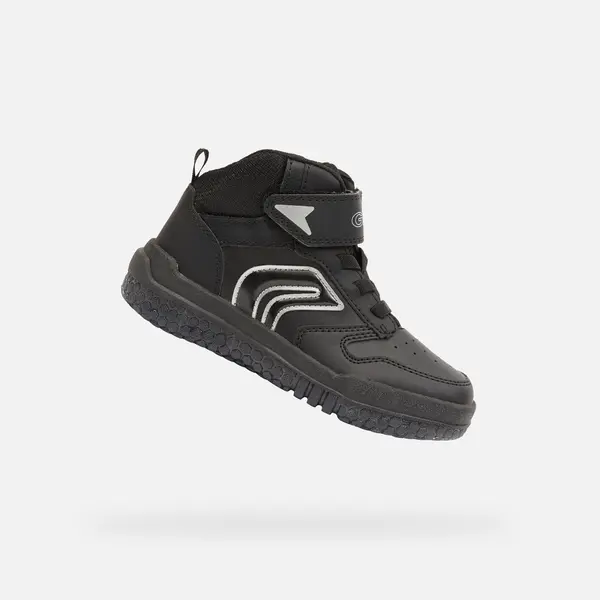 GEOX Crne dječje tenisice Geox Buzzerlight