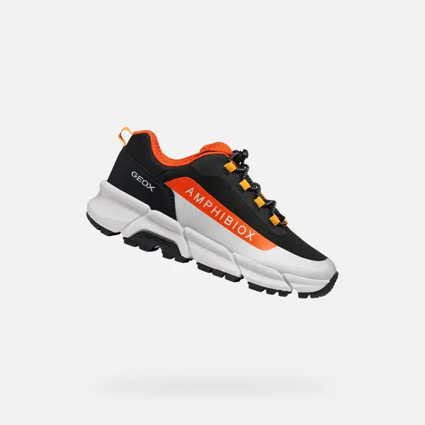 GEOX Crne dječje tenisice Geox Flexyper Plus B ABX