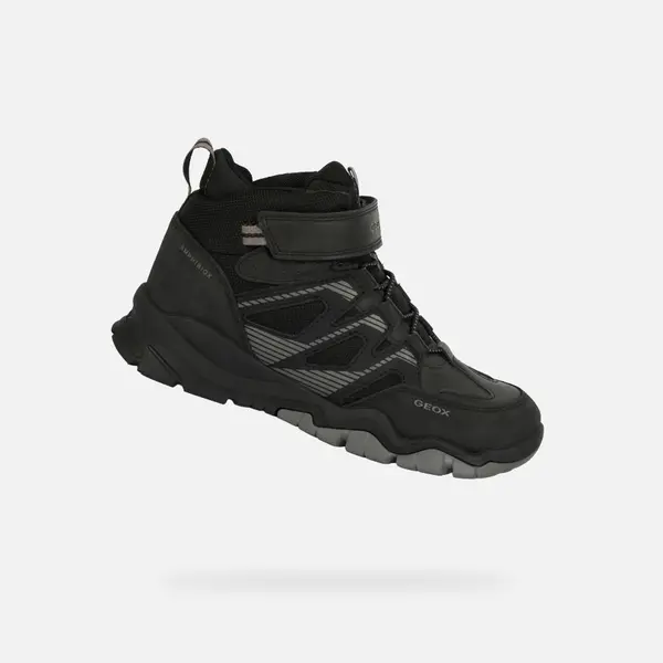GEOX Crne dječje tenisice Geox Montrack B ABX