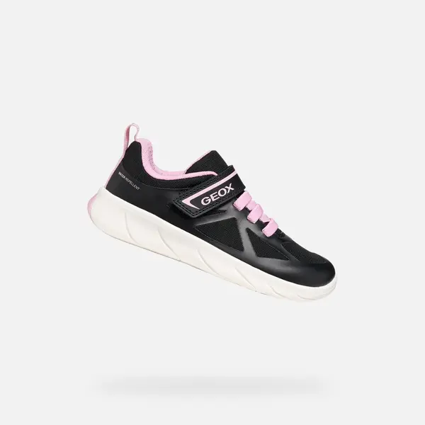 GEOX Crne djevojačke tenisice Geox Foot-run