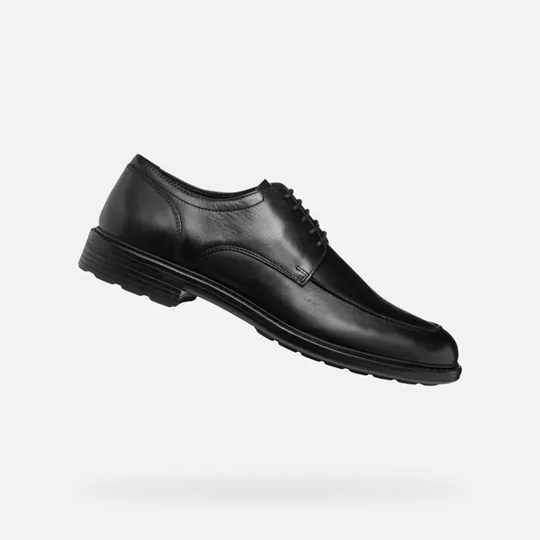 GEOX Crne muške formalne cipele Geox Walk Pleasure