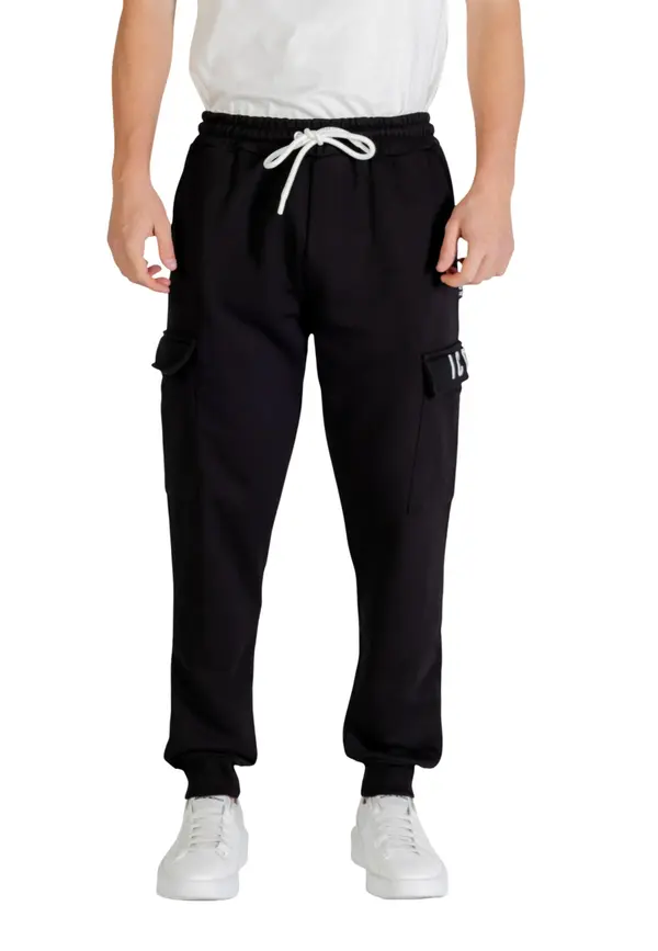 Icon Crne muške joggers hlače Icon
