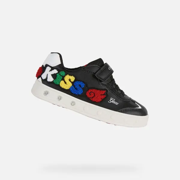 GEOX Crne tenisice za djevojčice Geox Skylin