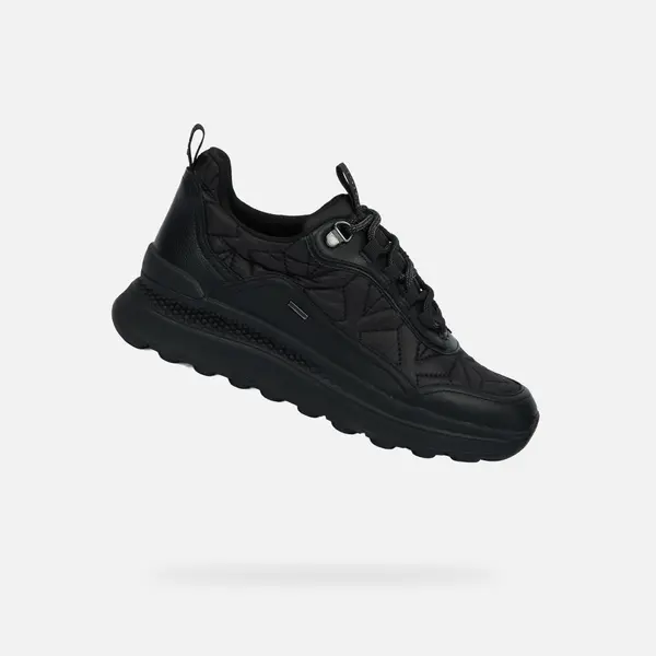 GEOX Crne ženske tenisice Geox Spherica Actif X2