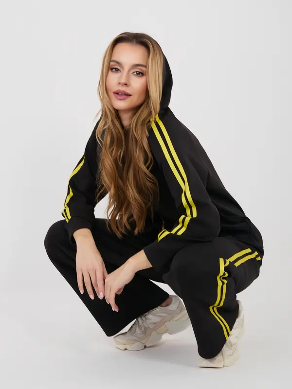 RUE PARIS Crni dres s prugama