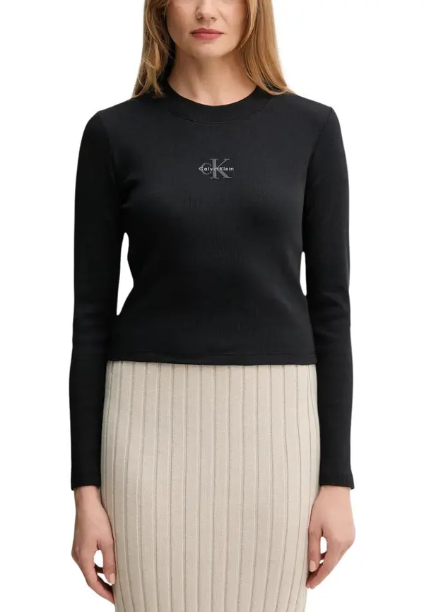 Calvin Klein Crni džemper Calvin Klein
