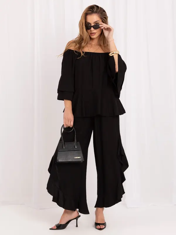 RUE PARIS Crni ljetni set RUE PARIS