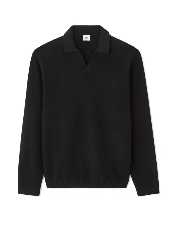 Celio Crni predimenzionirani pulover Celio Merryle