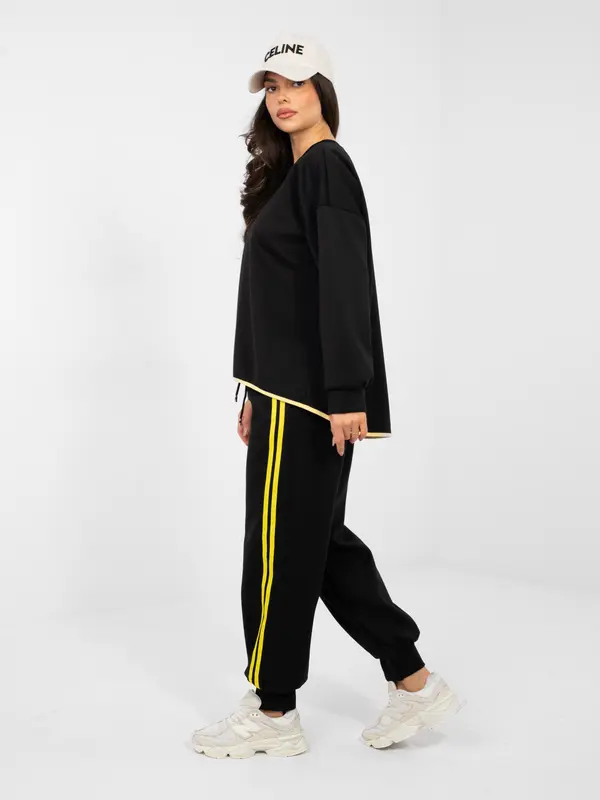 RUE PARIS Crni set s prugama