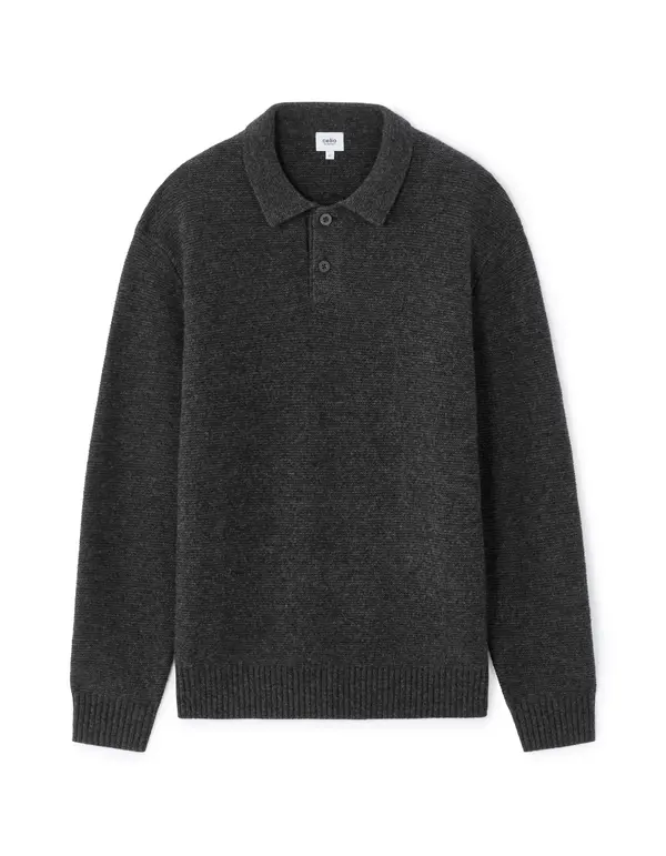 Celio Crni vuneni džemper Celio Meroli