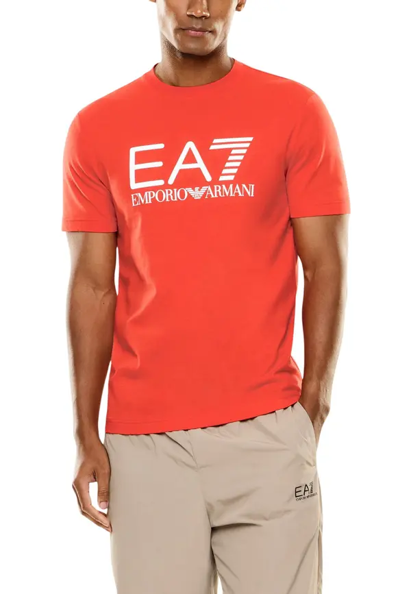 EA7 Crvena majica kratkih rukava EA7 Emporio Armani