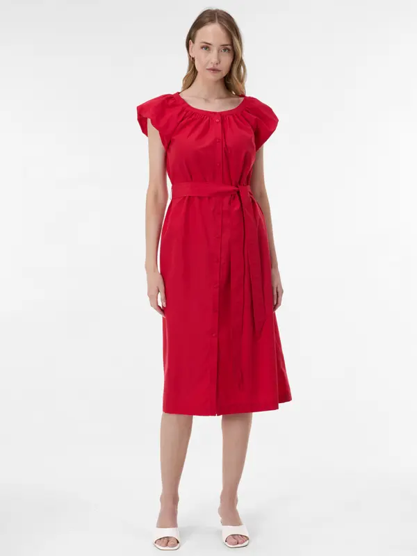 Orsay Crvena midi haljina ORSAY