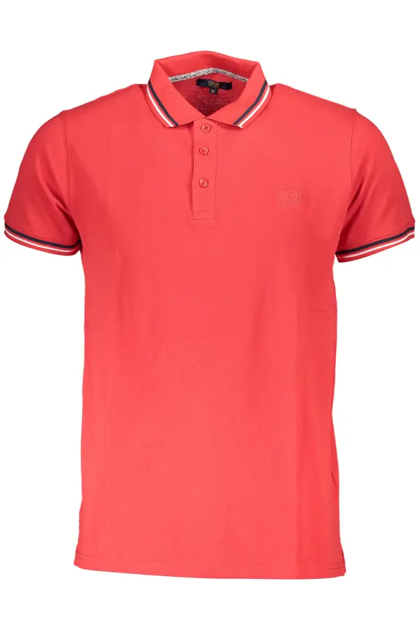 Cavalli Class Crvena muška polo majica CAVALLI CLASS
