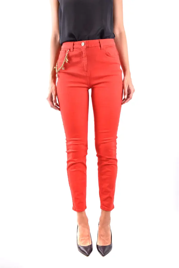 Elisabetta Franchi Crvene hlače Elisabette Franchi