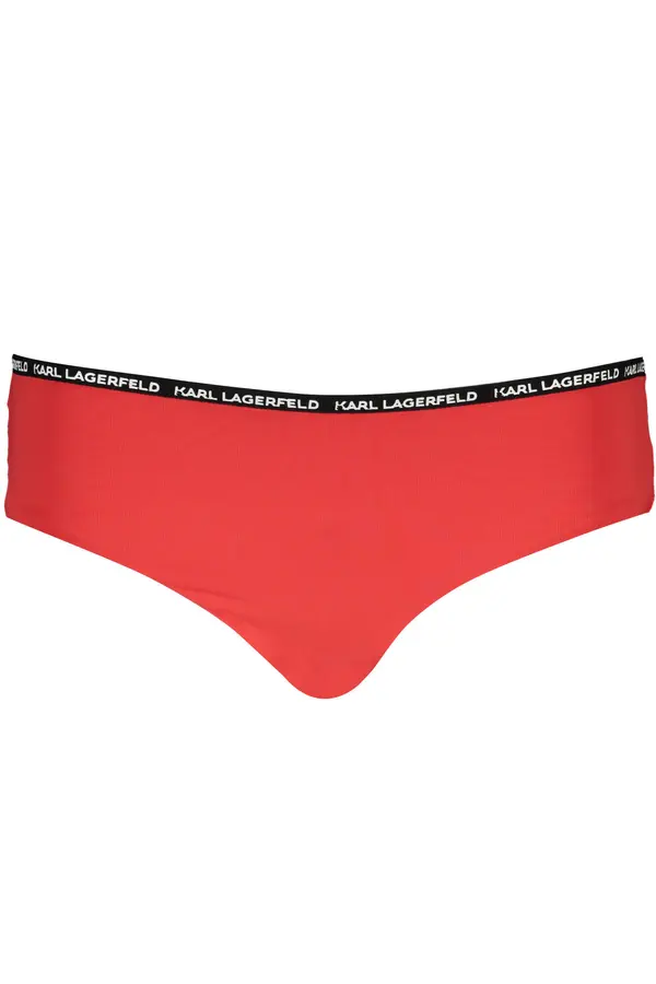 KARL LAGERFELD BEACHWEAR Crveni donji dio bikinija Karl Lagerfeld