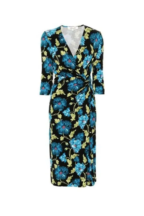 DIANE VON FURSTENBERG Cvjetna midi haljina Diane Von Furstenberg